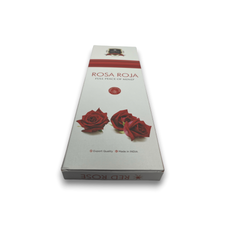 Encens Alaukik Rose Rouge - Grand Pack 90gr - 55-65 bâtonnets - Fabriqué en Inde