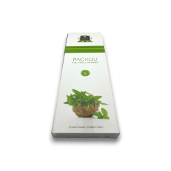 Alaukik Patchouli Rökelse - Patchouli - Stort paket 90gr - 55-65 pinnar - Tillverkad i Indien