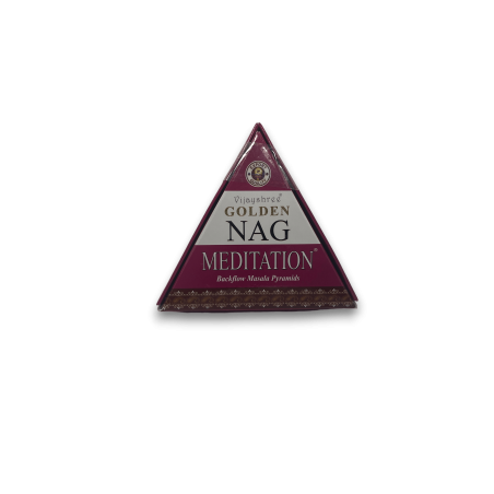 GOLDEN NAG Meditatie Backflow Cones - Blackflow Wierookkegels - 10 kegels