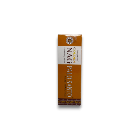 GOLDEN NAG Dhoop Incense Palo Santo - Bastioane Masala Dhoop - 1 pachet de 10 betisoare