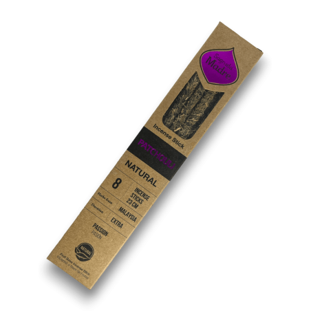 Encens Pachulí Natural Sagrada Mare Patchouli Passió - Sahumerio 8 varetes gruixudes Ecològic - Origen Malaysia