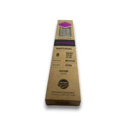 Incienso Pachulí Natural Sagrada Madre Patchouli Pasión - Sahumerio 8 varillas gruesas Ecológico - Origen Malaysia