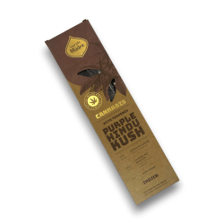 Incienso Cannabis Purple Hindu Kush Indica Sagrada Madre - Incienso Artesanal 6 varillas gruesas - No contiene CBD ni THC