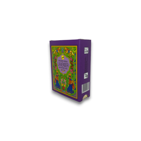 Lavender Golden India Sree Vani Indian Heritage Reflux Incense Cones - Packet of 12 blackflow cones