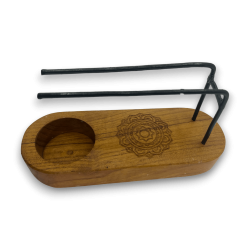 Palo Santo Small Design Mandala Teak Wood...