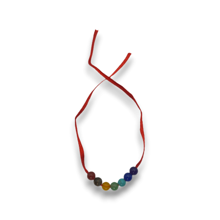 Bracelet 7 Chakras Bracelet Fil Rouge - HOSTENATURA