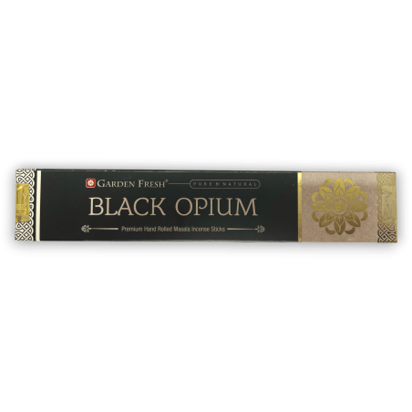 Black Opium Wierook GARDEN FRESH - Premium Masala wierookstokjes - 15gr.