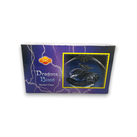 Dragon's Blood Wierookkegels SAC Dragons Blood Wierookkegels - 1 doos met 10 kegels
