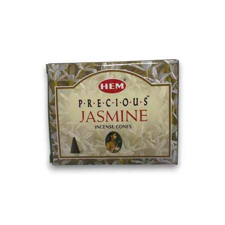 Conuri de tămâie HEM Jasmine - Conuri de tămâie Precious Jasmine - 1 cutie de 10 conuri
