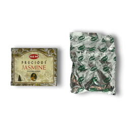 Conos de Incienso de Jazmín HEM - Inciense Cones Precious Jasmine - 1 cajita de 10 conos