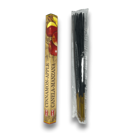 Incienso Canela y Manzana HEM Cinnamon Apple - 1 cajita de 20 barritas