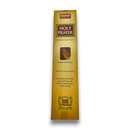 Incenso de Oração Sagrada MOKSH AGARBATTI Oração Sagrada - 1 pacote de 15gr.
