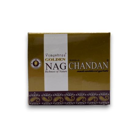 Chandan Räucherkegel GOLDEN NAG - Schachtel mit 10 Kegeln