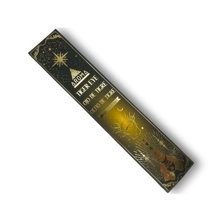 Tiger's Eye Incense AROMA Smudge Kit Incense Crystal - Incense sticks with minerals - 1 box of 20gr.