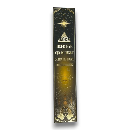 Zestaw kadzidełek Tiger's Eye AROMA Smudge Crystal - Kadzidełka z minerałami - 1 opakowanie 20gr.