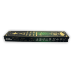 طقم البخور الكريستالي من Green Jade Incense AROMA Smudge - أعواد البخور بالمعادن - صندوق واحد 20 جرام.