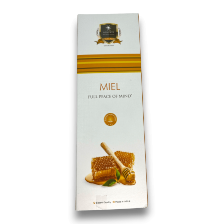 Tămâie Alaukik Honey - Miere - Pachet mare 90gr - 55-65 bețe - Fabricat în India