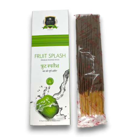 Kadzidło Alaukik Floral Splash - Fruit Splash - Duże opakowanie 90gr - 55-65 sztyftów - Wyprodukowano w Indiach