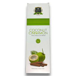 Alaukik Coconut Cinnamon Incense - Coconut Cinnamon - Large Pack 90gr - 55-65 sticks - Made in India