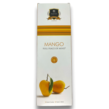 Alaukik Mango Tamaie Pachet Mare 90gr - 55-65 bețe - Fabricat în India