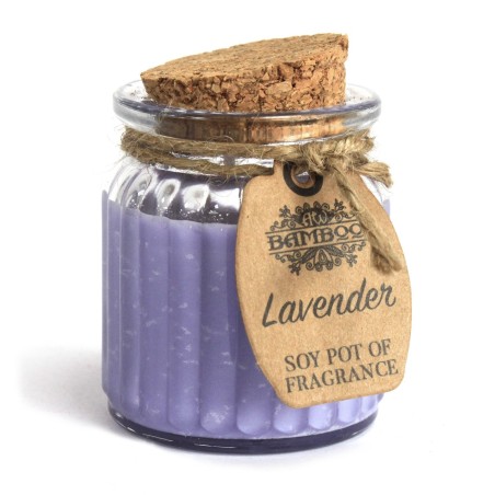 Vela de Cera de Soja Tarro - Lavanda  - 1