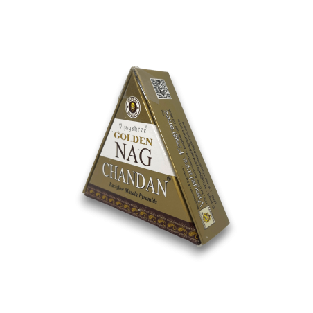 GOLDEN NAG Conos de Reflujo Chandan - Conos Incienso Blackflow - 10 conos