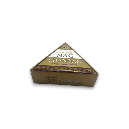 GOLDEN NAG Conos de Reflujo Chandan - Conos Incienso Blackflow - 10 conos