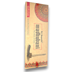 Incienso Rope Gokulam Madhubani Sri Sugandhi Rosa - Incienso Rope con Soporte - Calidad Premium