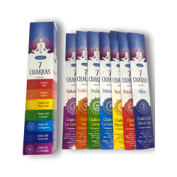 Seven Chakras Incense ULLAS 7 Chakras - 7 packs...