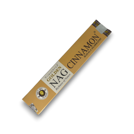 Cinnamon Incense GOLDEN NAG Vijayshree Fragrance - 1 Pack of 15gr.