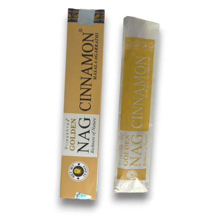 GOLDEN NAG Vijayshree Doft Kanel Rökelse - 1 ask med 15gr.