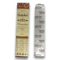 Goloka Chandan Masala Sandelträ Rökelse - 1 låda med 15gr.