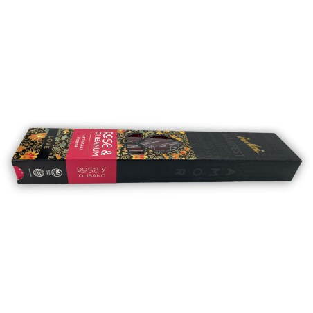 Encens Rose et Encens Love Manifest Sree Vani Love Rose & Olibanum - Encens Artisanal - 4 barres épaisses Qualité extra
