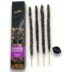 Incienso Lavanda y Romero Éxito Manifest Sree Vani Lavander & Rosemary Success - Incienso Artesanal - 4 barritas