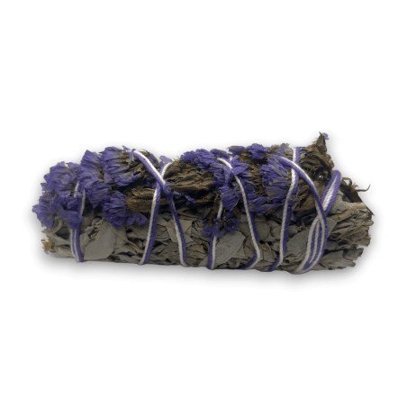 Atado de Salvia Púrpura Smudge Made in México - Atado de Hierba 10cm