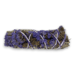 Fascio di salvia viola smudge prodotto in Messico - Fascio di erbe 10 cm