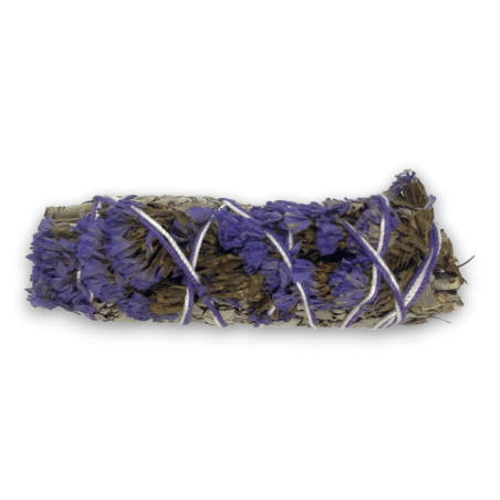 Atado de Salvia Púrpura Smudge Made in México - Atado de Hierba 10cm