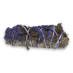 Fascio di salvia viola smudge prodotto in Messico - Fascio di erbe 10 cm