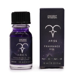 Olio profumato dell'elemento fuoco dell'Ariete dello zodiaco - 10 ml Ancient Wisdom