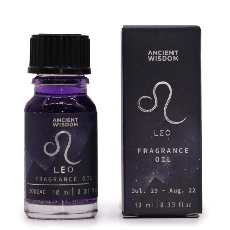 Óleo de fragrância do elemento fogo do Zodíaco Leão - 10ml Ancient Wisdom
