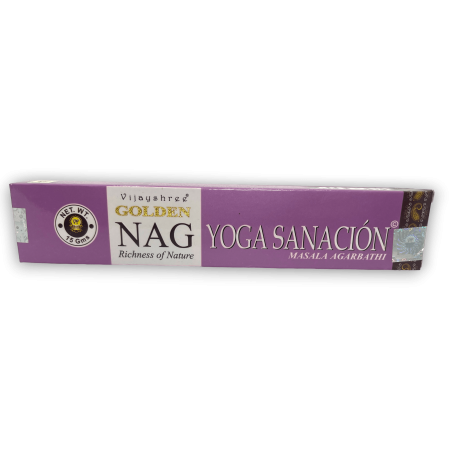 بخور اليوغا العلاجي GOLDEN NAG Yoga Healing Vijayshree Fragrance - 1 صندوق من 15 جرام.