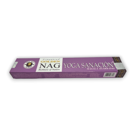 Yoga Healing Wierook GOLDEN NAG Yoga Healing Vijayshree Geur - 1 Doos van 15gr.