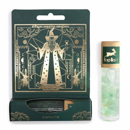 Roll On Hop Lepre dei Tarocchi Il Mago Avventurina Verde - Oli Essenziali