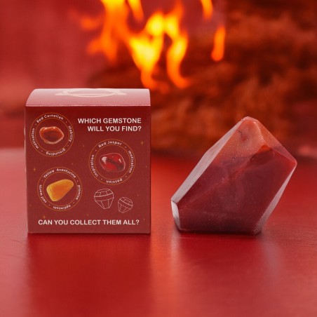 Sapone Elementale Cristallo Elemento Fuoco - Sapone con minerale all'interno