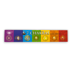 Incenso Green Tree 7 Chakra - Bastoncini Masala Premium - 1 scatola da 15gr.