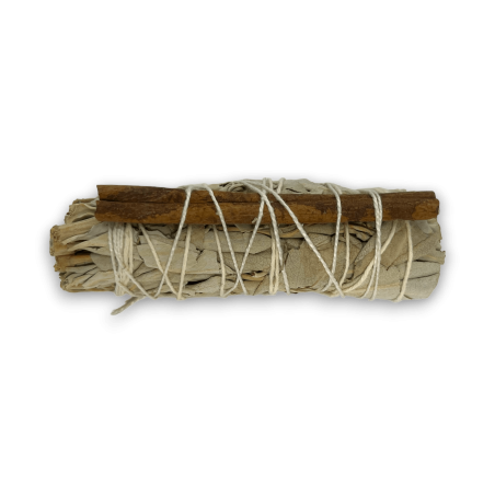 Atado de Salvia Blanca y Canela - Purificación y Abundancia