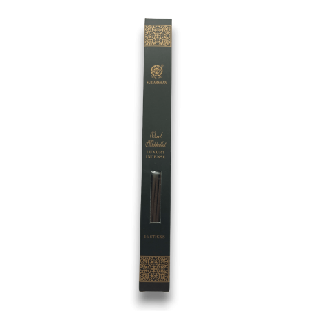 Encens Oud Mukhallat Sudarshan Luxury Incense - 16 barretes