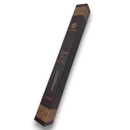 Tămâie de lux Oud Sudarshan din piele - 16 bețe