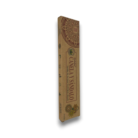 Zimt & Sandelholz Bio Weihrauch GOLOKA Zimt & Sandelholz - Natürlicher Masala Weihrauch - 1 Packung à 15gr