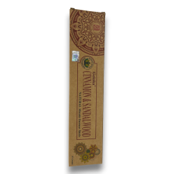 Incenso Biologico alla Cannella e Legno di Sandalo GOLOKA Cannella e Legno di Sandalo - Incenso Masala Naturale - 1 scatola da 1